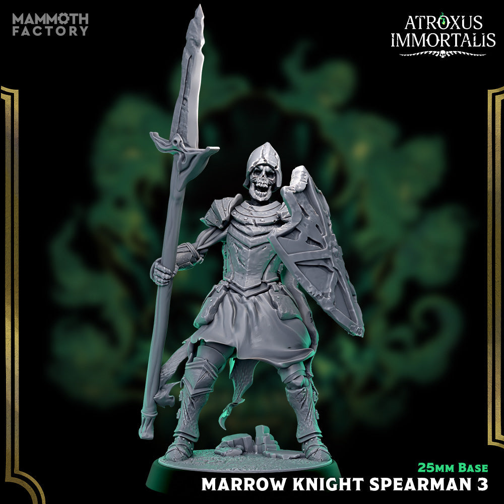 Marrow Knight Spearman: Sculpt 3 (Skeleton Warrior) Main image