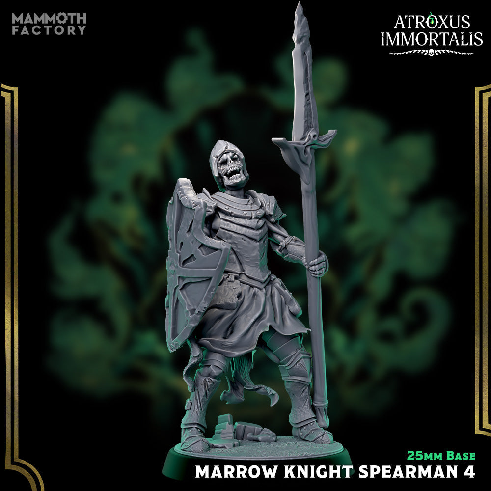Marrow Knight Spearman: Sculpt 4 (Skeleton Warrior) Main image