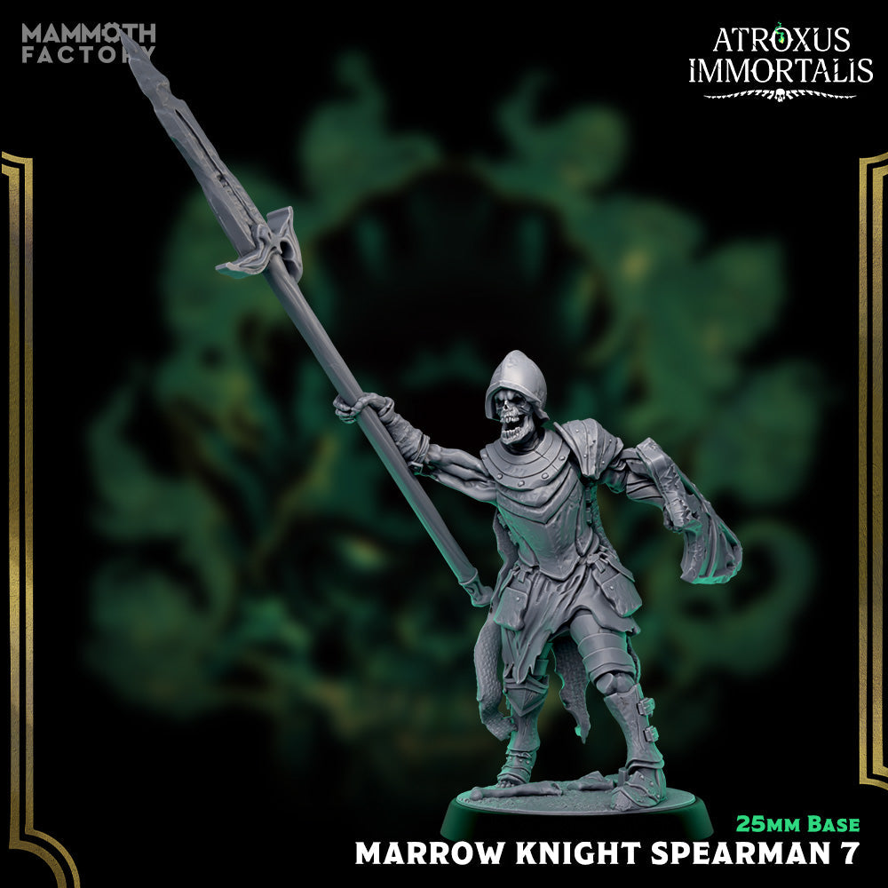 Marrow Knight Spearman: Sculpt 7 (Skeleton Warrior) Main image