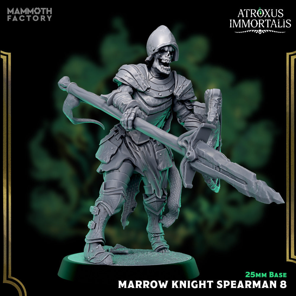 Marrow Knight Spearman: Sculpt 8 (Skeleton Warrior) Main image