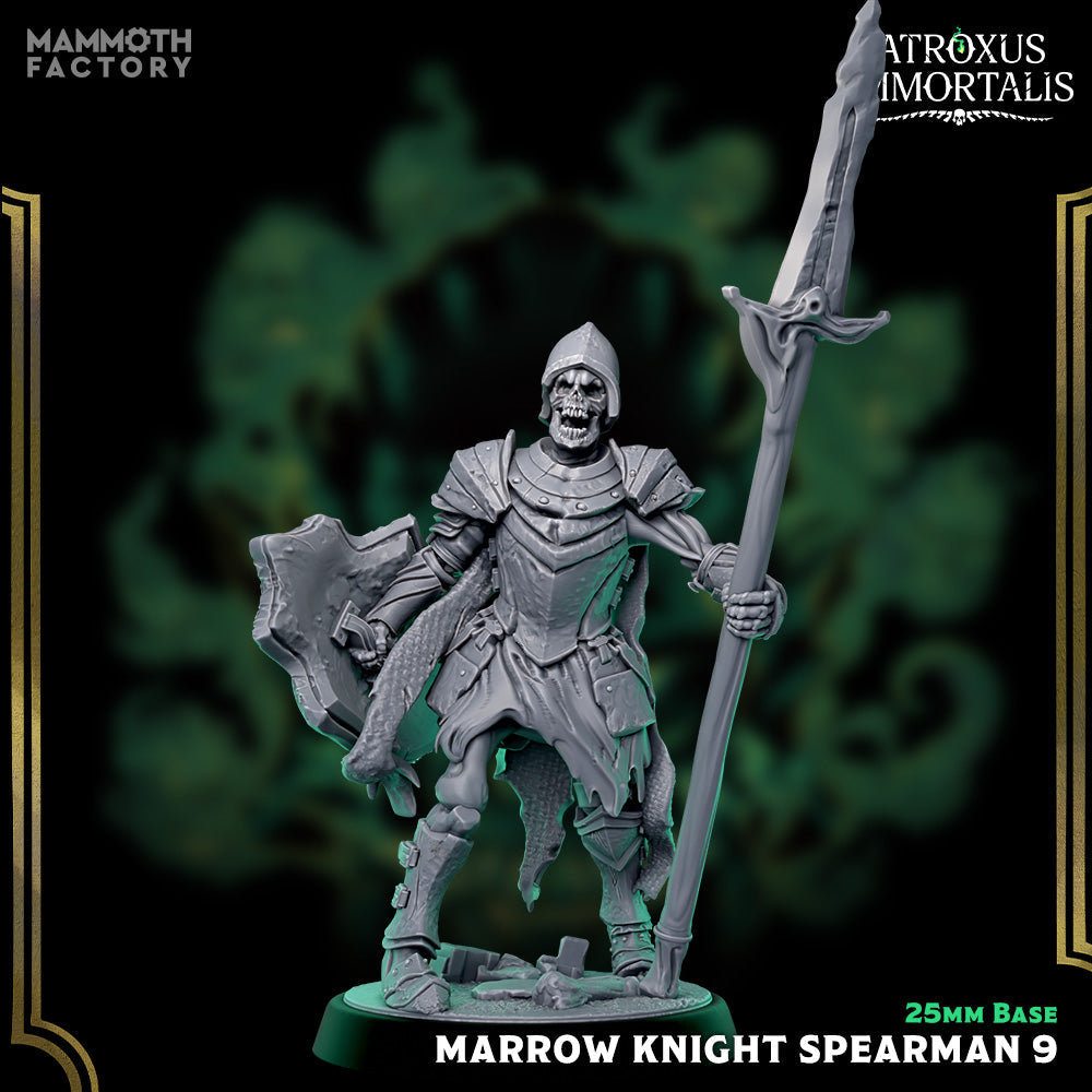 Marrow Knight Spearman: Sculpt 9 (Skeleton Warrior) Main image