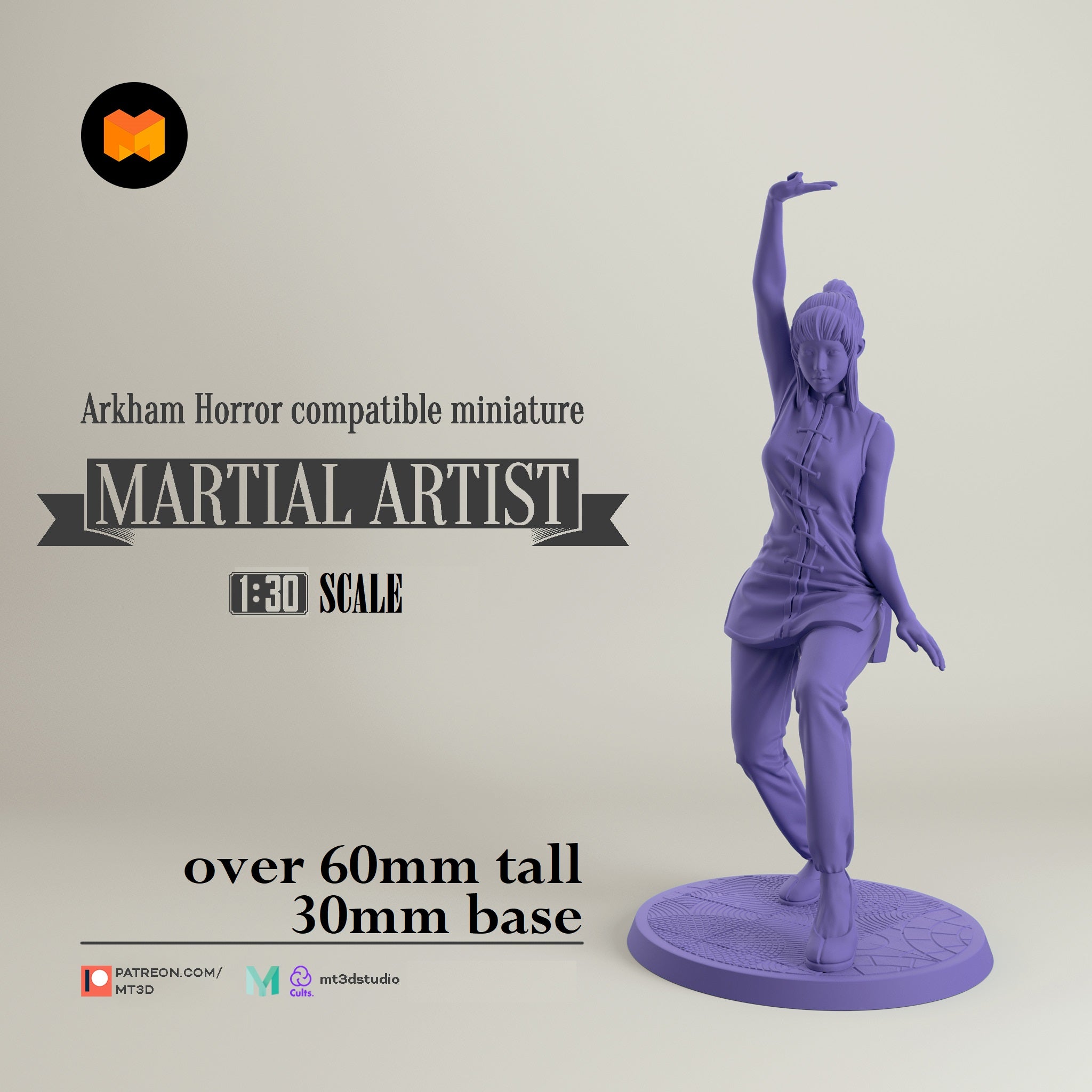 Arkham Compatible Investigator: The Martial Artist (Lily Chen) - Collectors World Toys
