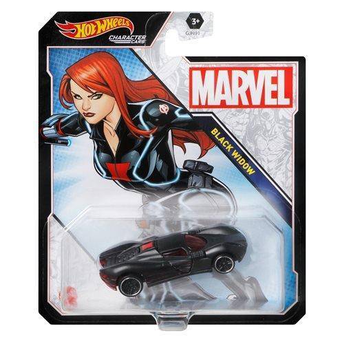 Marvel Hot Wheels Character Car - Select Vehicle(s) Black Widow