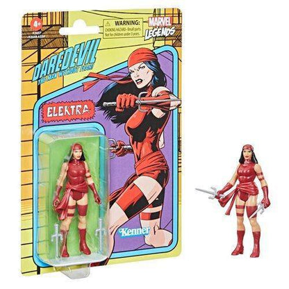 Marvel Legends Retro 375 Collection 3 3/4-Inch Action Figure - Select Figure(s) Elektra