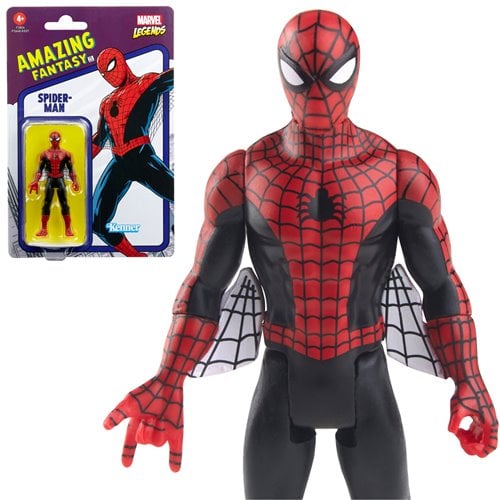 Marvel Legends Retro 375 Collection 3 3/4-Inch Action Figure - Select Figure(s) Amazing Fantasy Spider-Man