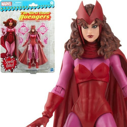 Marvel Legends Retro 6-Inch Action Figure - Select Figure(s) The West Coast Avengers Scarlet Witch