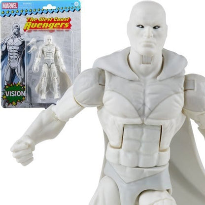 Marvel Legends Retro 6-Inch Action Figure - Select Figure(s) The West Coast Avengers Vision (White)
