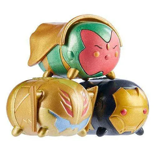 Marvel Tsum Tsum 3-Pack Mini-Figures Series 6: Select Figure(s) Vision, Ultron and Iron Man