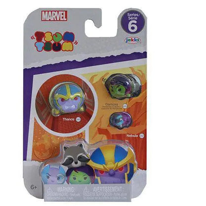 Marvel Tsum Tsum 3-Pack Mini-Figures Series 6: Select Figure(s) Thanos, Gamora and Nebula