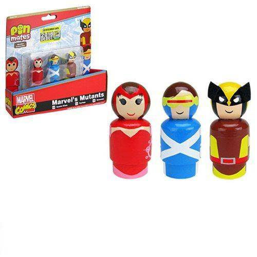 Marvel’s Mutants Pin Mates Wooden Collectibles Set of 3 – Convention Exclusive Main image