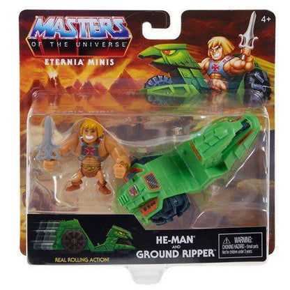 Masters of the Universe Eternia Minis - Select Figure(s)s He-Man and Ground Ripper Pack