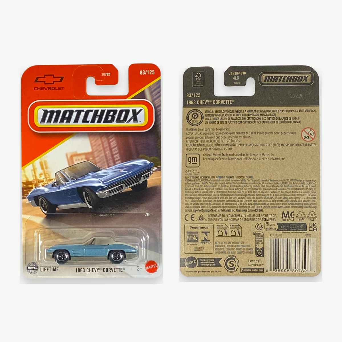Matchbox 1963 Chevy Corvette | Matchbox Series 83/125