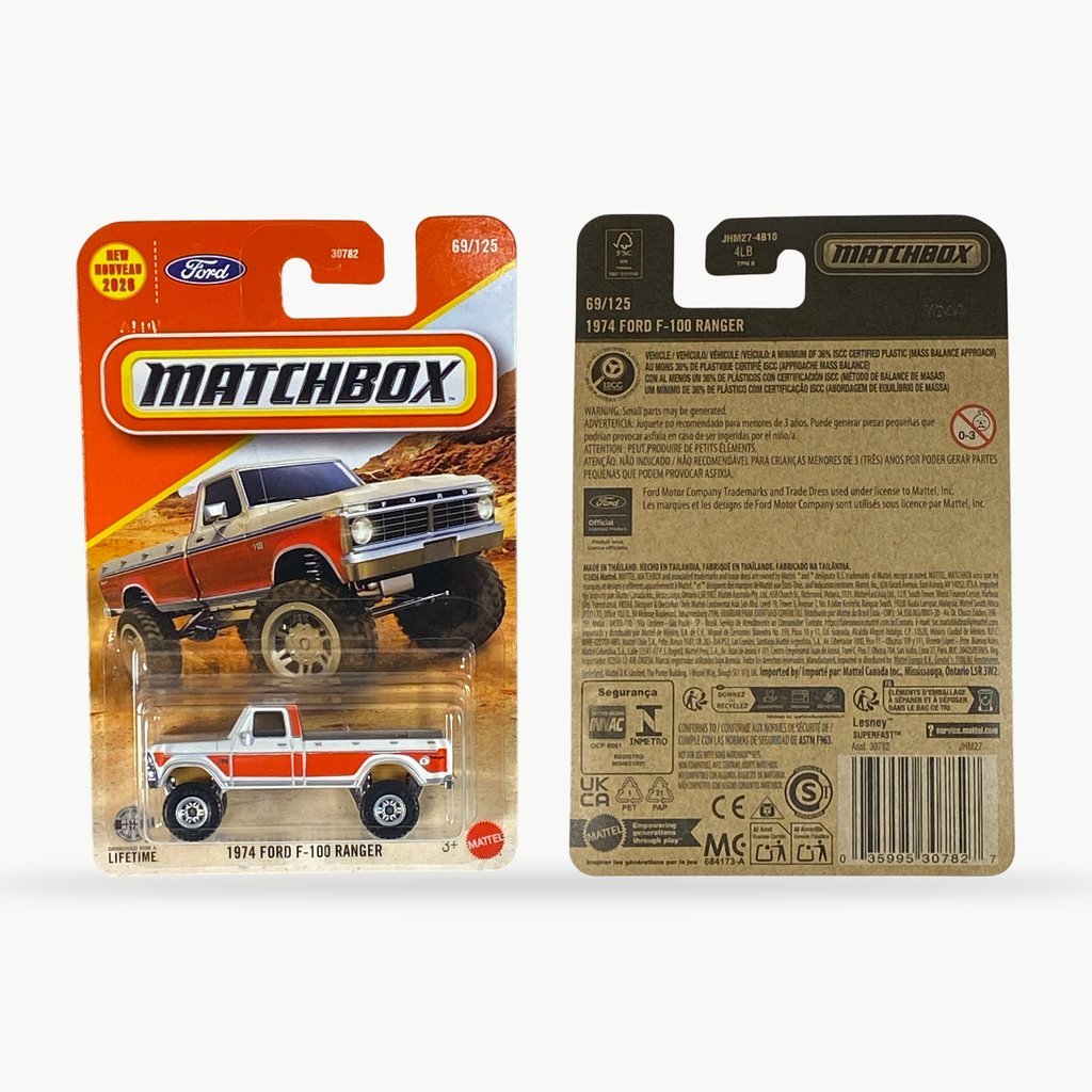 Matchbox 1974 Ford F-100 Ranger | Matchbox Series 69/125