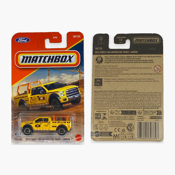 Matchbox '15 Ford F-150 Contactor Truck / Camion | Matchbox Series 18/125