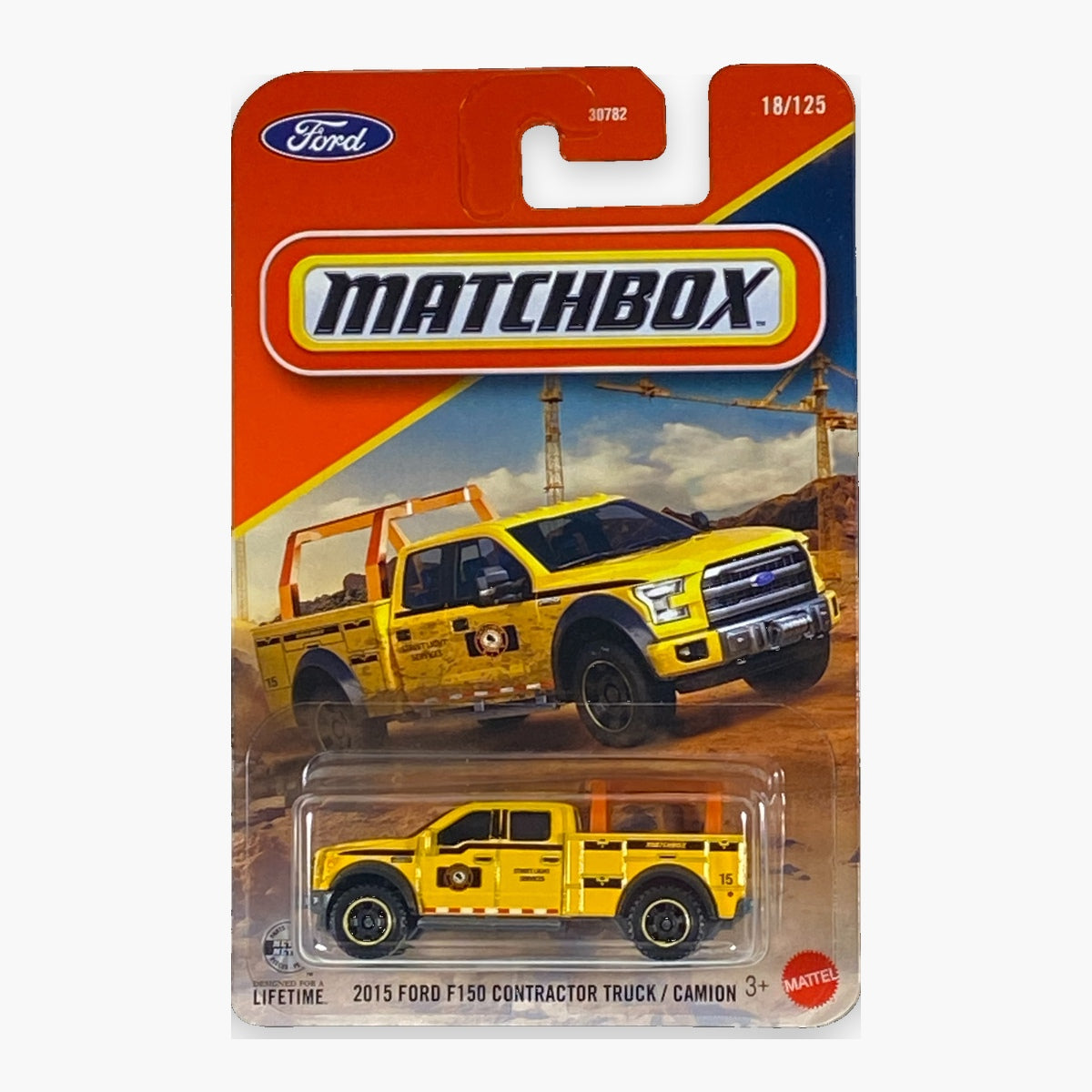 Matchbox '15 Ford F-150 Contactor Truck / Camion | Matchbox Series 18/125 Main image