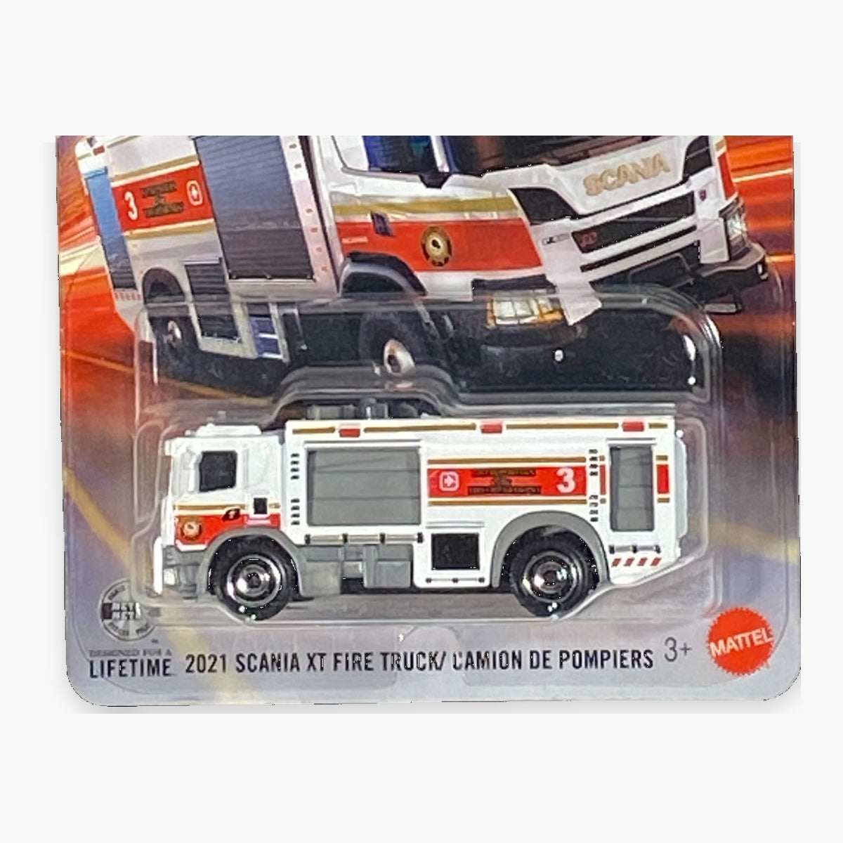 Matchbox 2021 Scania XT Fire Truck | Matchbox Series 08/125 Secondary image