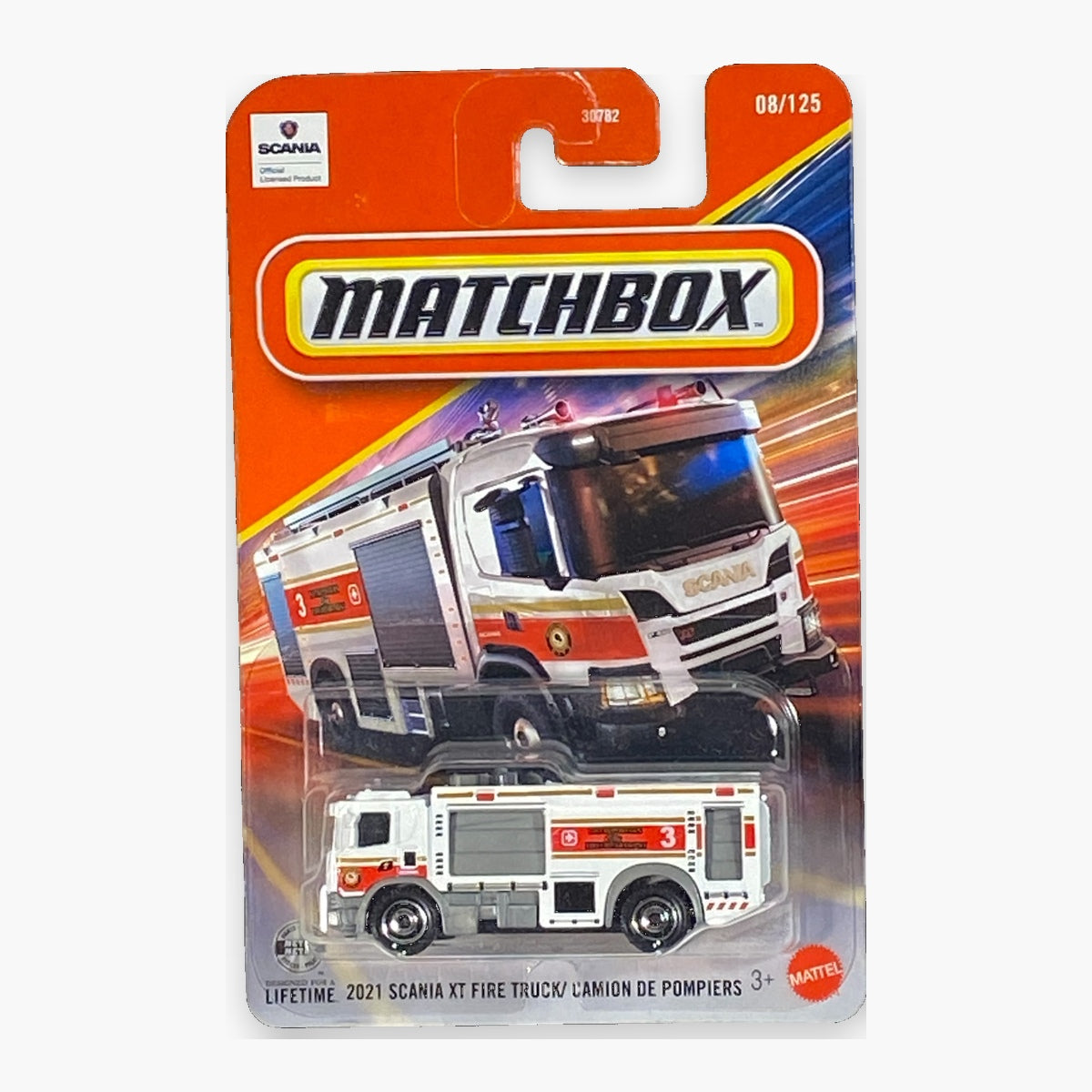 Matchbox 2021 Scania XT Fire Truck | Matchbox Series 08/125 Main image