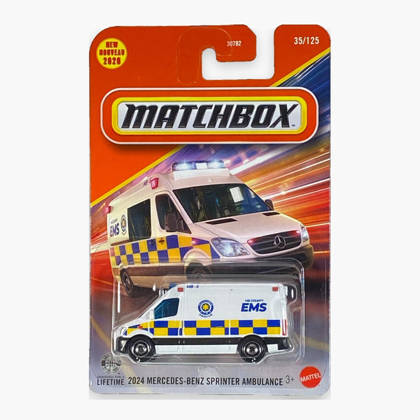 Matchbox 2024 Mercedes-Benz Sprinter Ambulance | Matchbox Series 35/125