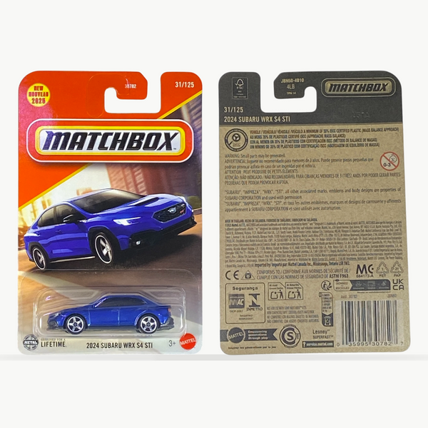 Matchbox 2024 Subaru WRX S4 STi | Matchbox Series 31/125
