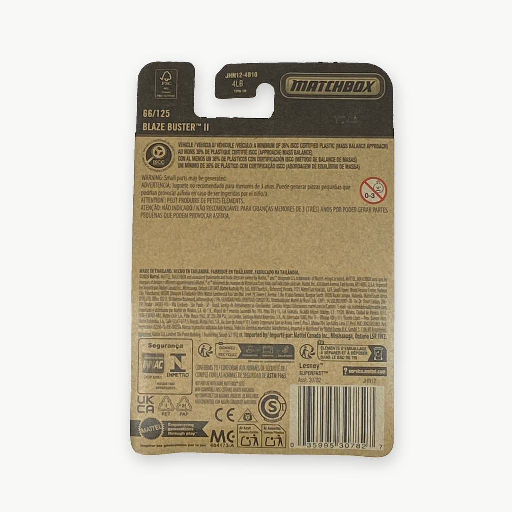 Matchbox Blaze Buster II | Matchbox Series 66/125