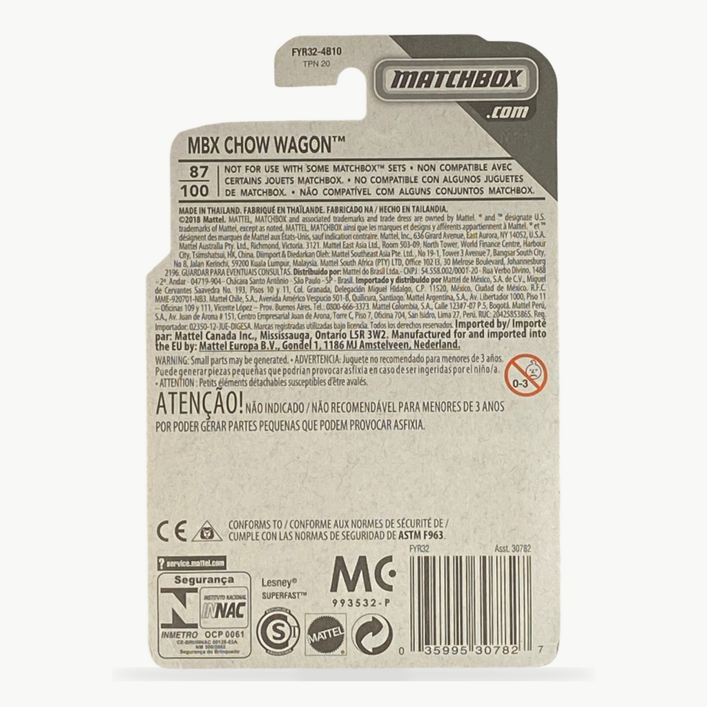 Matchbox MBX Chow Wagon | Service Series 9/20