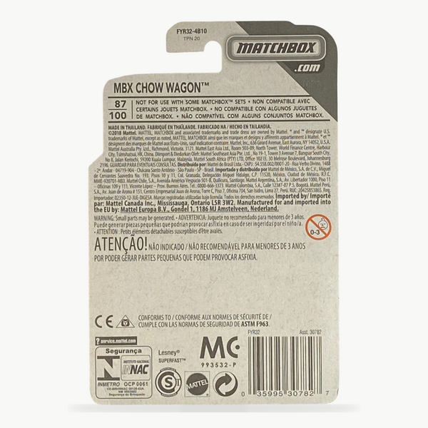 Matchbox MBX Chow Wagon | Service Series 9/20