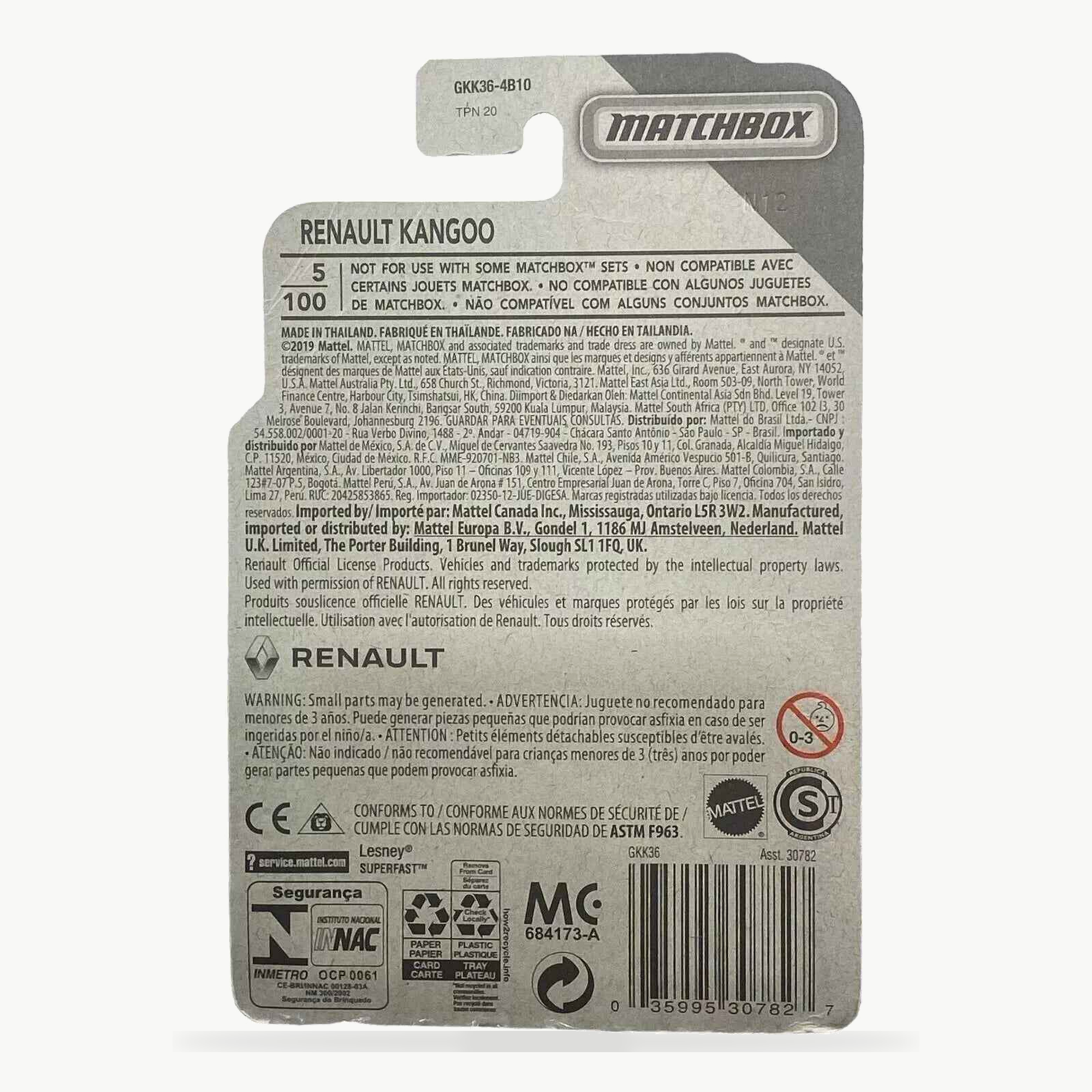 Matchbox Renault Kangoo - MBX City Series 5/100 Secondary image