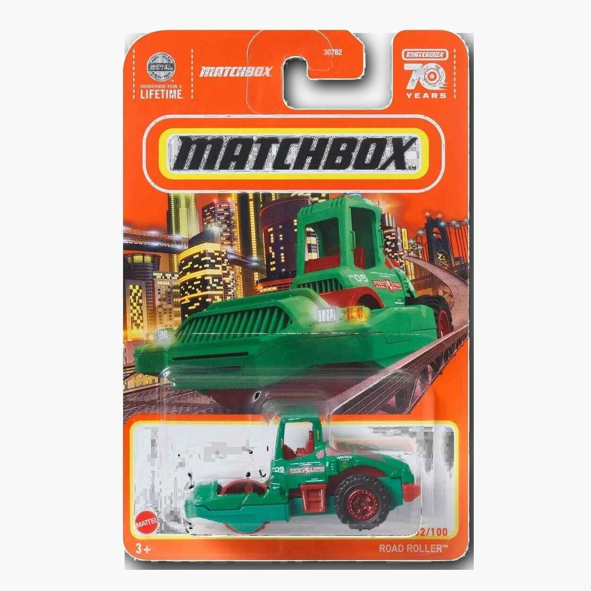 Matchbox Road Roller | Matchbox 70 Years Series 52/100 Main image