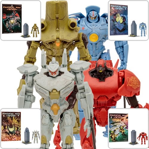 McFarlane Toys Pacific Rim Jaeger Wave 1 4-Inch Scale Action Figure with Comic Book - Select Figure(s) - Collectors World Toys