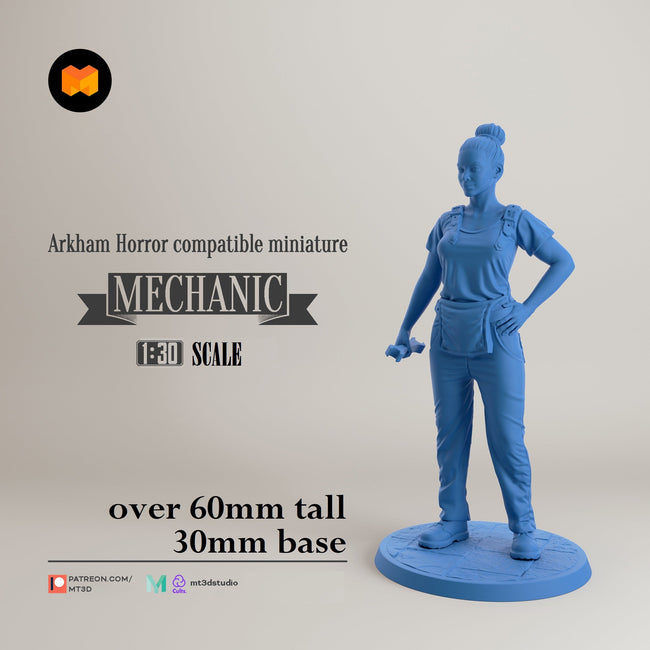 Arkham Compatible Investigator: The Mechanic (Daniela Reyes) - Collectors World Toys Hover Image
