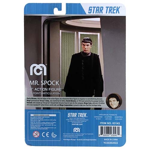 Mego 8 inch Action Figure Star Trek - Select Figure(s) - Collectors World Toys