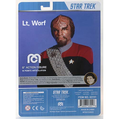 Mego 8 inch Action Figure Star Trek - Select Figure(s) - Collectors World Toys