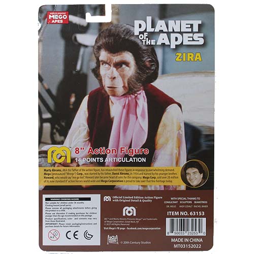 Mego Action Figure 8 Inch - Planet of the Apes - Select Figure(s) -