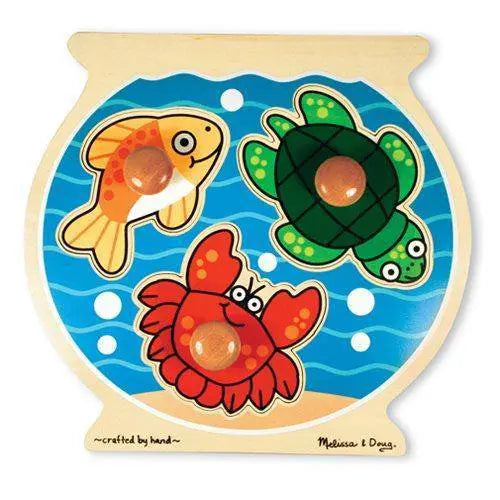 Melissa & Doug - Fish Bowl Jumbo Knob Puzzle Main image