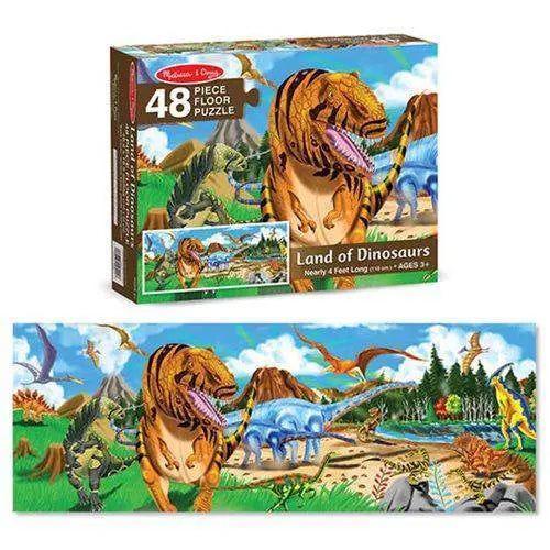Melissa & Doug- Land of Dinosaur Floor Puzzle Hover Image
