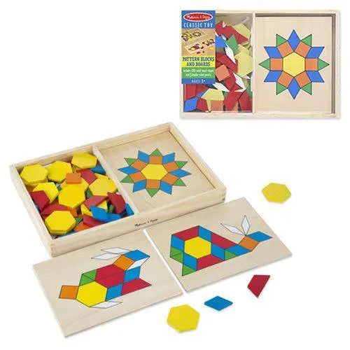 Melissa & Doug - Pattern Blocks And Boards Hover Image
