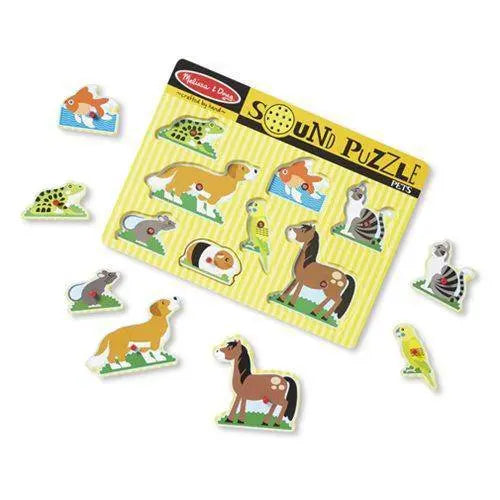 Melissa & Doug -Pets Sound Puzzle Hover Image