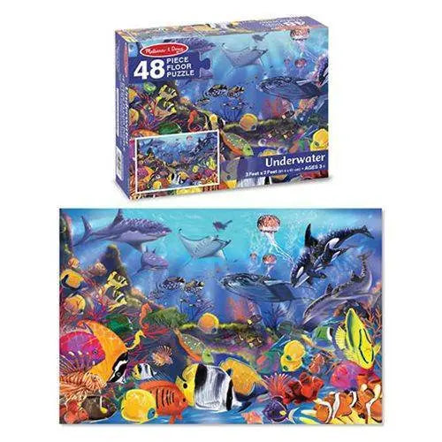 Melissa & Doug- Underwater Floor Puzzle - Collectors World Toys