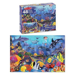 Melissa & Doug- Underwater Floor Puzzle - Collectors World Toys