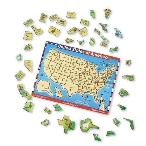 Melissa & Doug - U.S.A. Map Sound Puzzle Main image