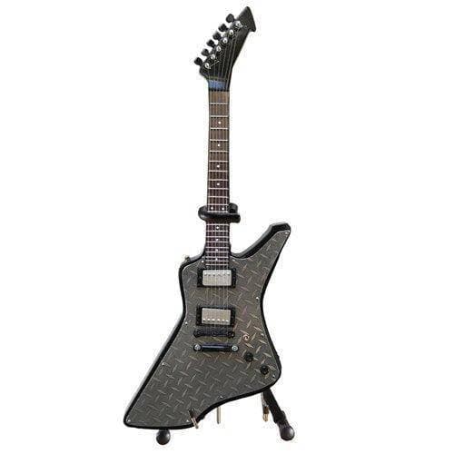 Metallica James Hetfield "Diamond Plate" Miniature Guitar Replica - Collectors World Toys