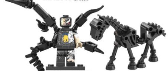 Symbiote Beast Custom Minifig Main image