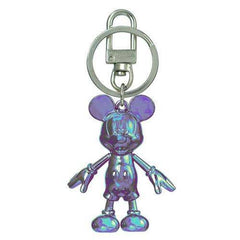 Mickey Mouse October Opal Pewter Dangle Key Chain - Collectors World Toys