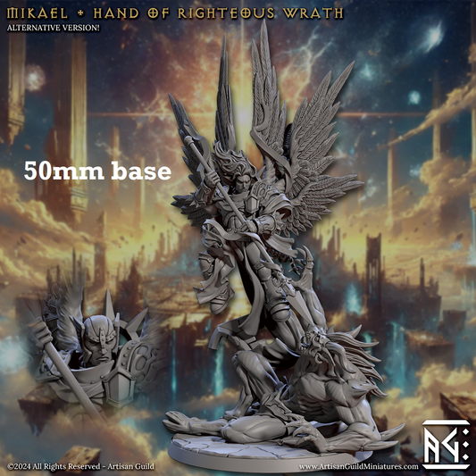 Mikael, Hand of Righteous Wrath (Male Angel Paladin Diorama)