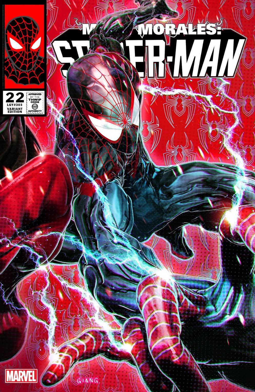 MILES MORALES: SPIDER-MAN #22 (JOHN GIANG EXCLUSIVE VARIANT)(2024) COMIC BOOK Main image