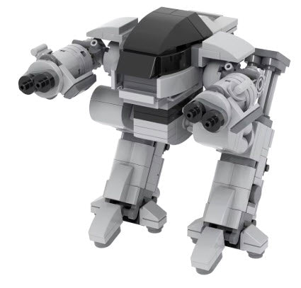 ED-209 Enforcement Droid Building Set | 275-Piece Robot Compatible with LEGO Bricks