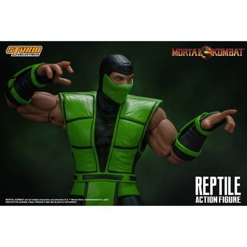Mortal Kombat Reptile 1:12 Scale Action Figure - Collectors World Toys