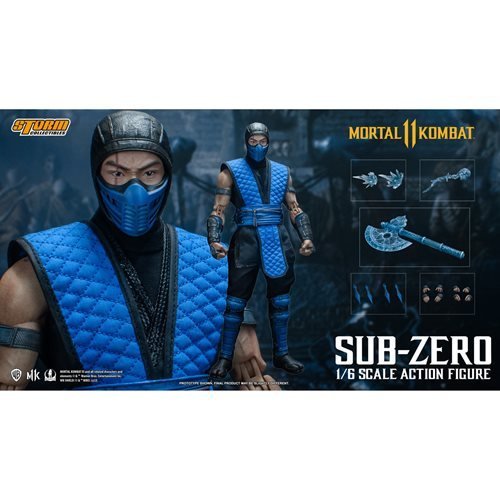 Mortal Kombat Sub-Zero 1:12 Scale Action Figure - Collectors World Toys