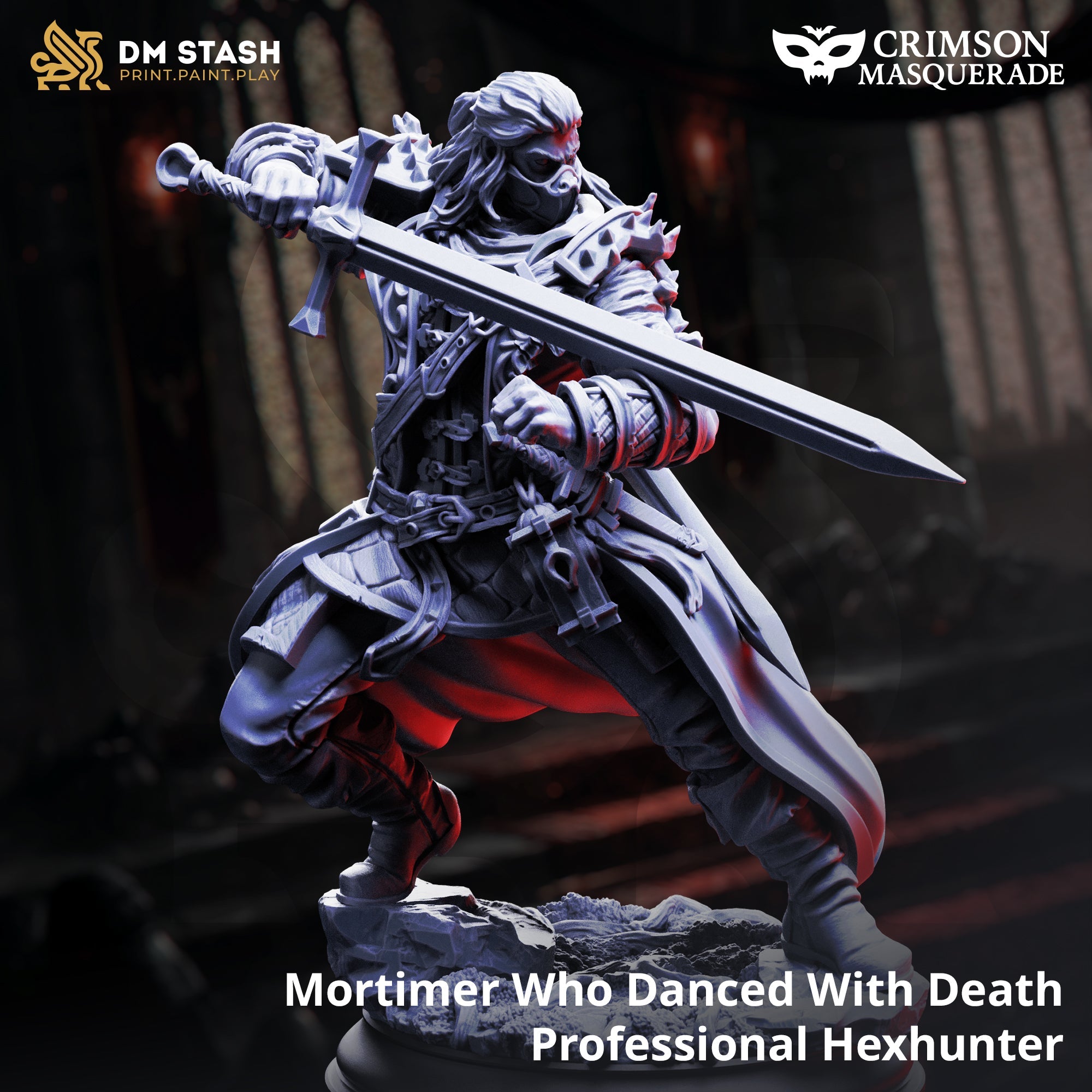 Mortimer "Who Danced With Death", Professional Hexhunter (Male Human Fighter) Main image