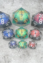 Mystery Liquid Bundle - 3 Liquid Core + 14 pc Set + 1 RPG Accessory - Collectors World Toys